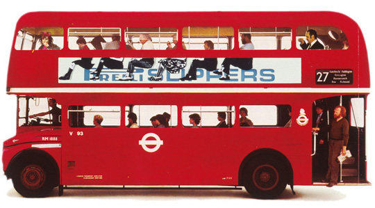 London Bus advert, Pirelli 1962.jpg